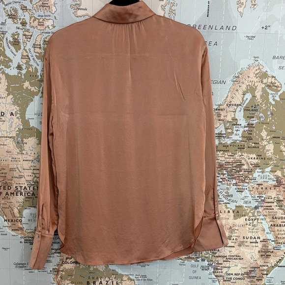Vince Blush Silk Blouse - Picture 3 of 6